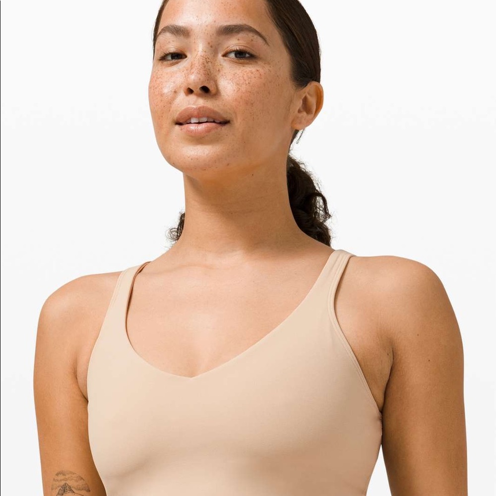EUC Lululemon Cafe Au Lait Align Tank (worn once)